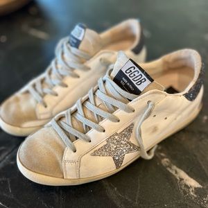 Authentic Golden Goose Super-Stars size 39